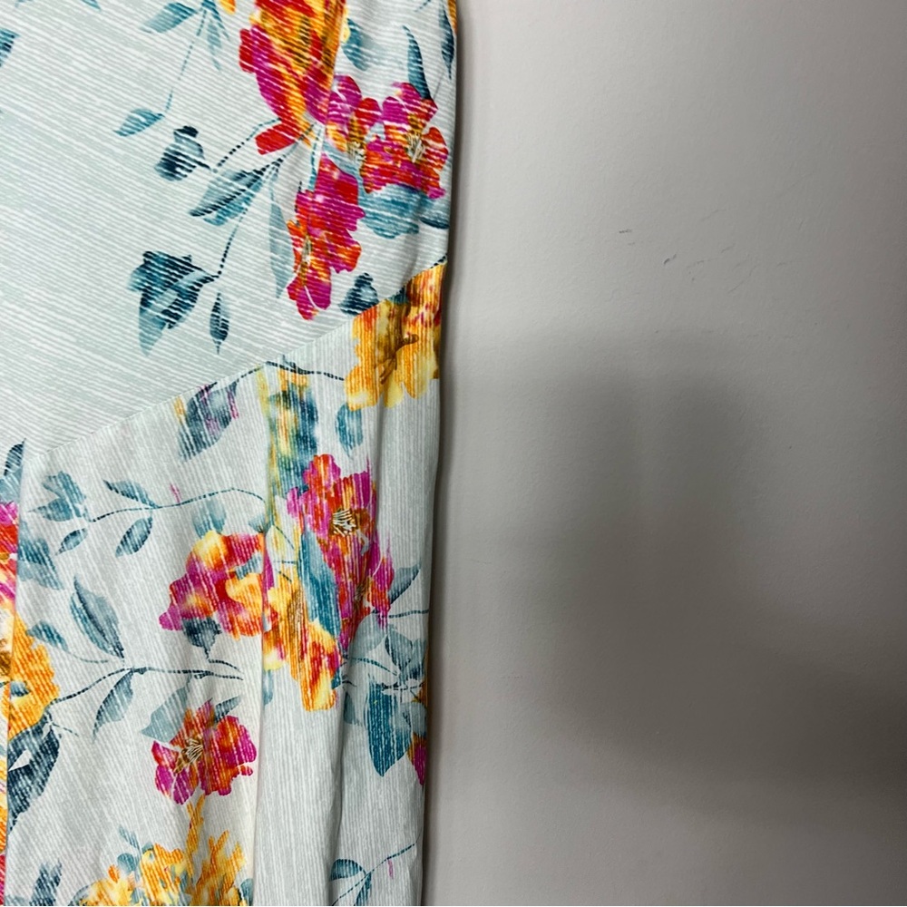 Sundance Catalog Long Floral Flowy Maxi Dress Sleeveless Rayon 106 - Picture 4 of 7
